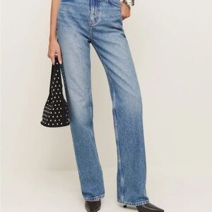 Reformation Wide Leg High Rise Wilder Jeans Size 29